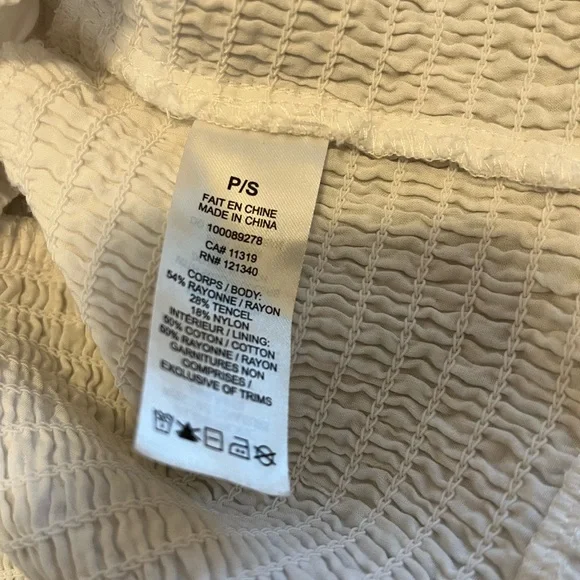 Dynamite White Ruffled Crop Top - Picture 5 of 6